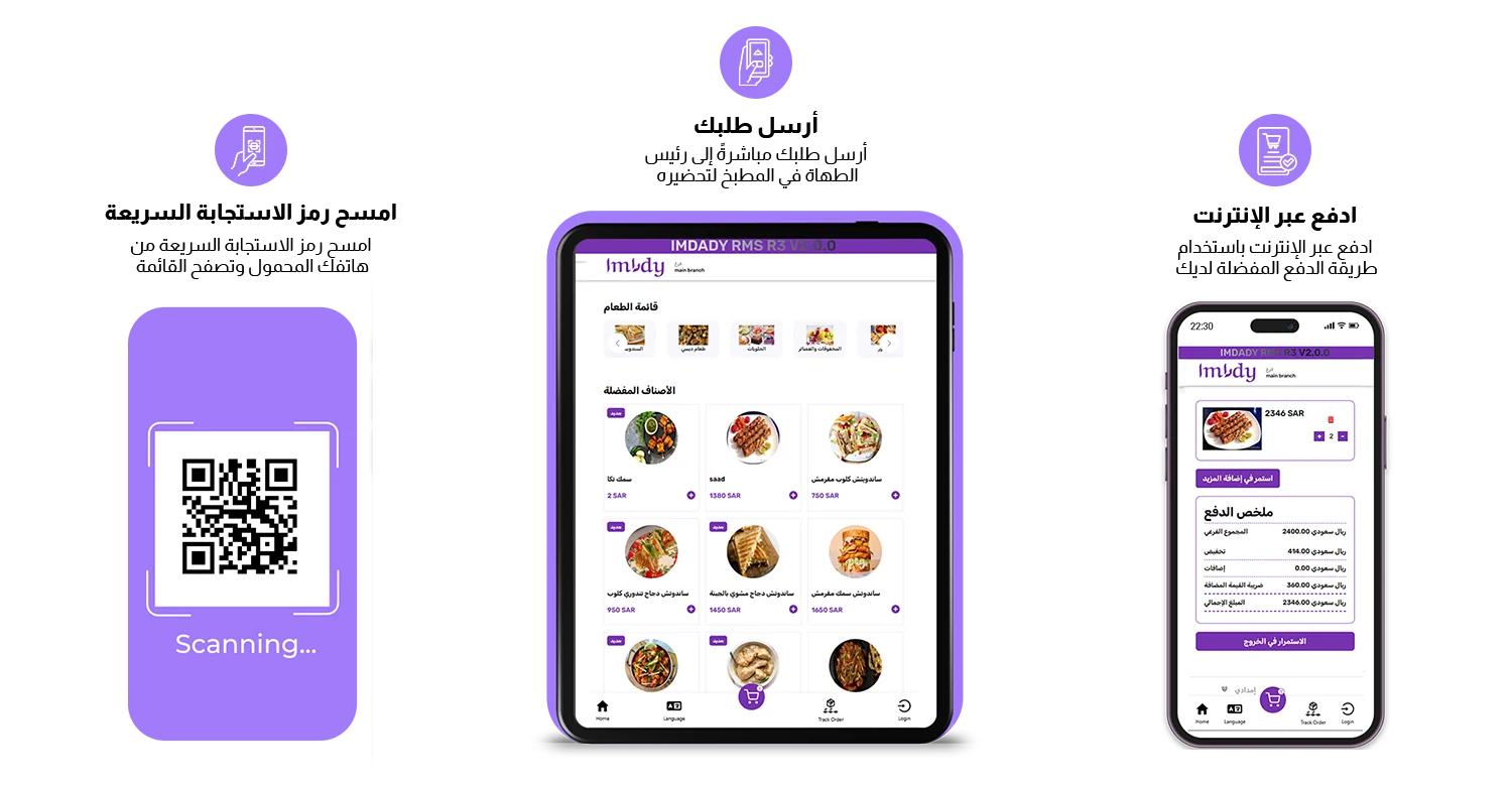 Scan to Checkout Arabic